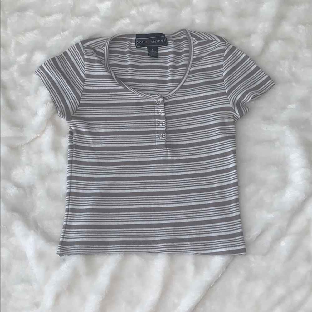 Striped Crop Top